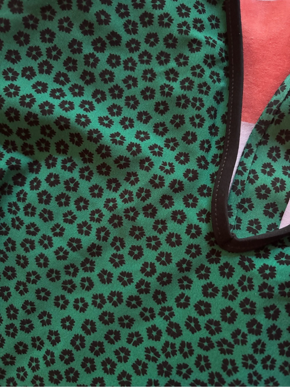 Diane Von Furstenberg Green and Black One-Piece Swimsuit - Picture 5 of 5